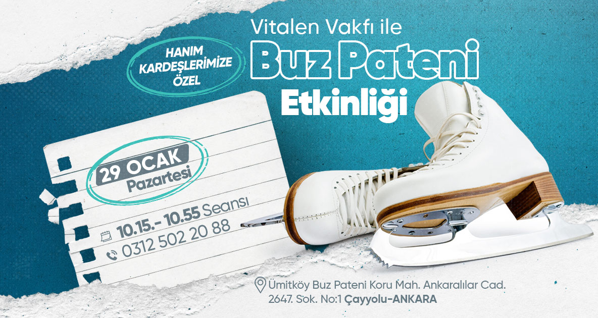 Vitalen Vakfı Buz Pateni Etkinliği